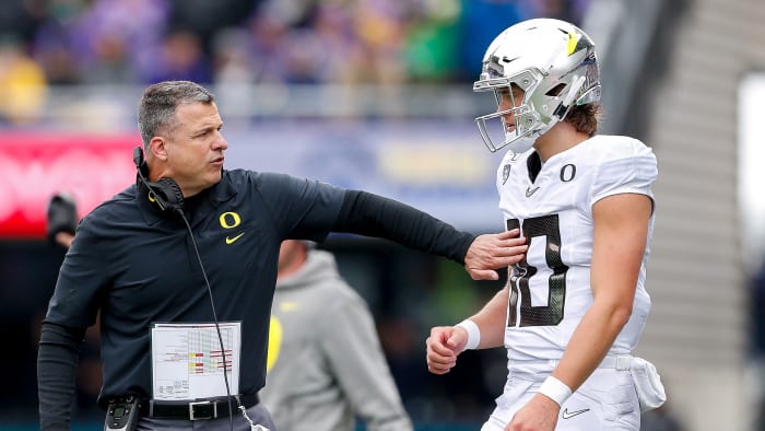 Oregon football Justin Hebert Mario Cristobal